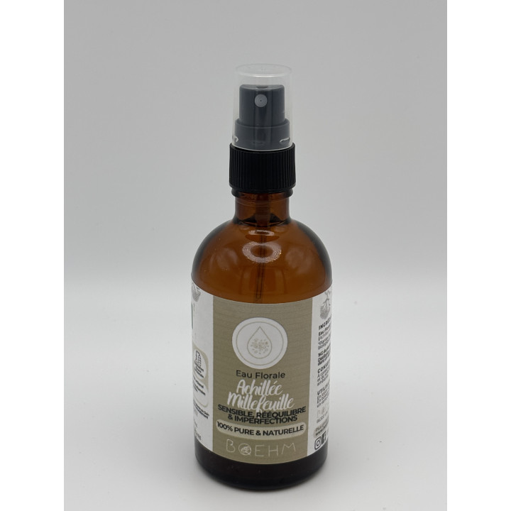 Hydrolat Achilée Millefeuille - Peaux sensibles, réactives et sujettes aux rougeurs 100 ml