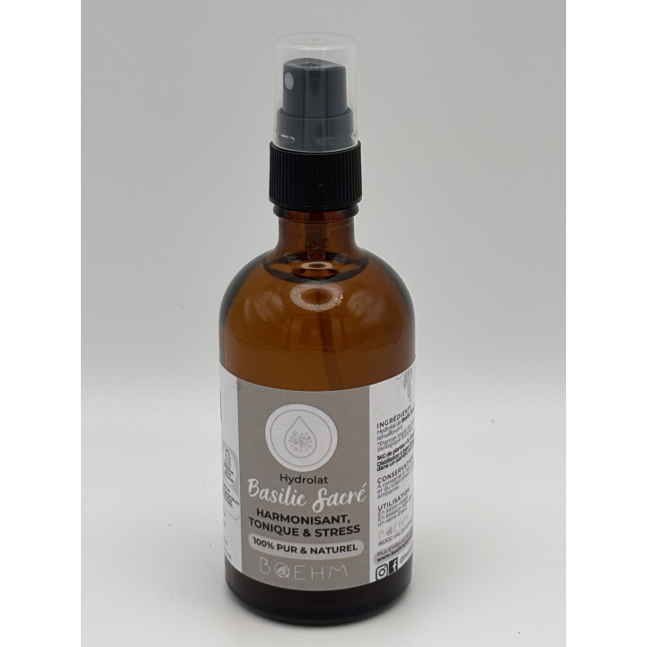 Hydrolat Basilic sacré - Peaux normales et soin quotidien 100 ml