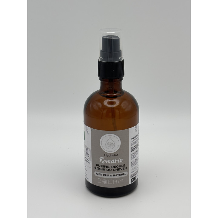 Hydrolat Romarin - Peaux mixtes ou à imperfections grasse 100 ml