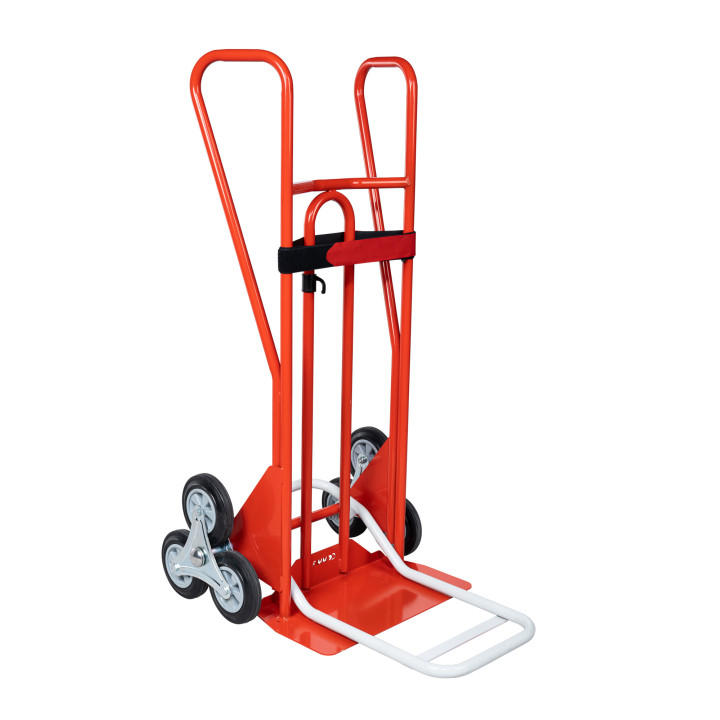 Diable poignées fermées bavette mixte roues étoile CC 250 kg