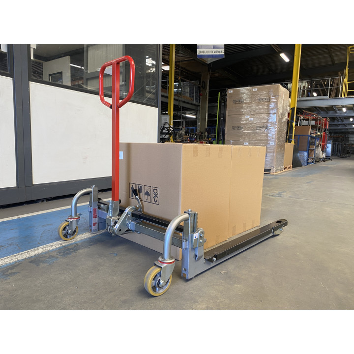 Chariot de déménagement Palbac®, fourches longueur 825 mm, 750 kg