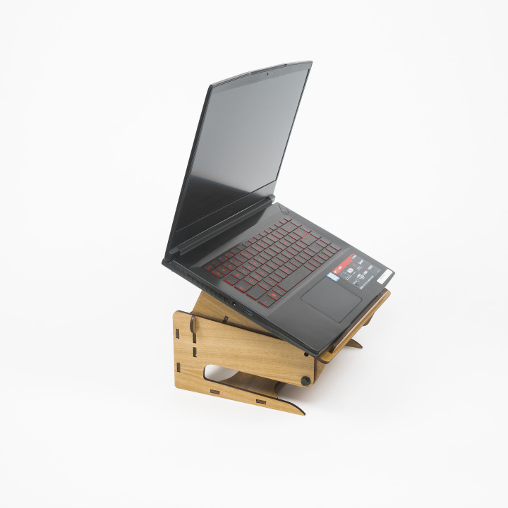 Support Ordinateur portable + Range clavier