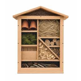 Hôtel à insectes sans pieds