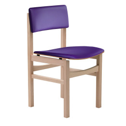 Chaise Eole 4 pieds Assise et dossier garnis