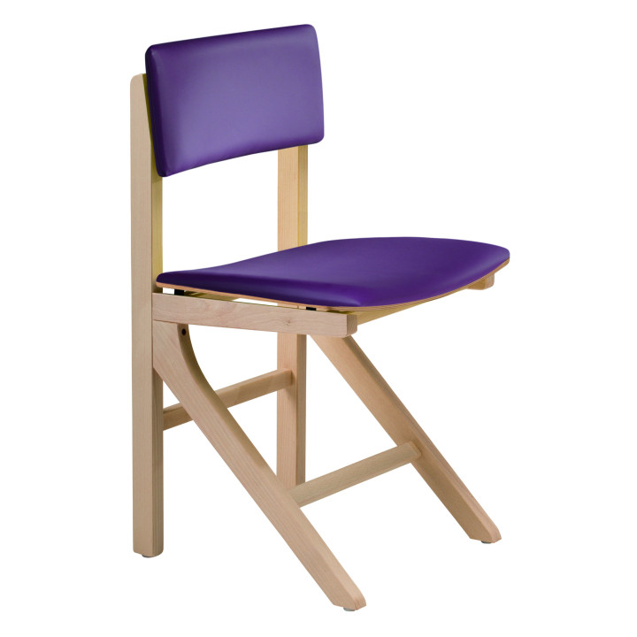 Chaise Eole appui sur table Assise et dossier garnis