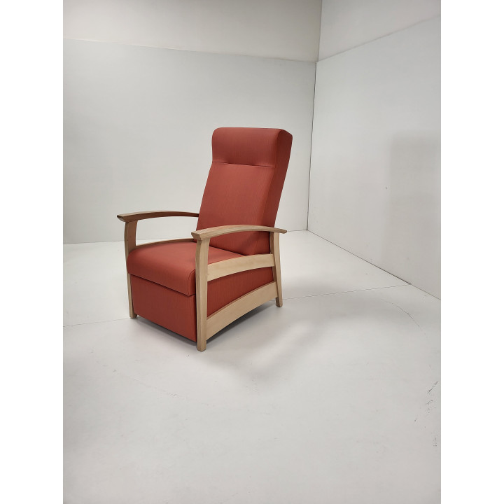 Fauteuil de repos accoudoirs bois Séréna