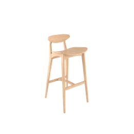 Tabouret haut 65 cm Empilable Saga