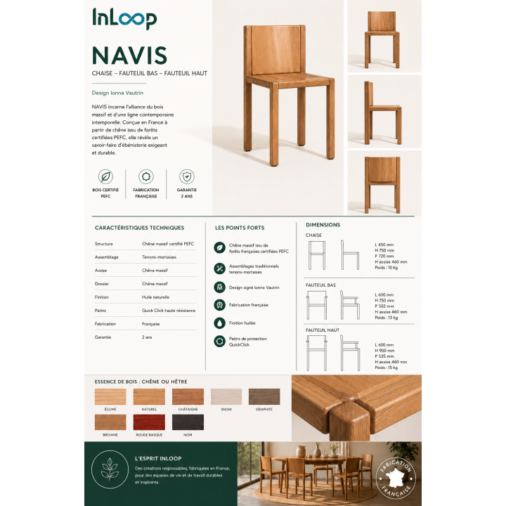 Fauteuil bas Nävis
