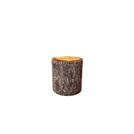 Pouf en plastique - Couleur marron foncé