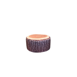 Pouf Assise en Plastique Marron Foncé