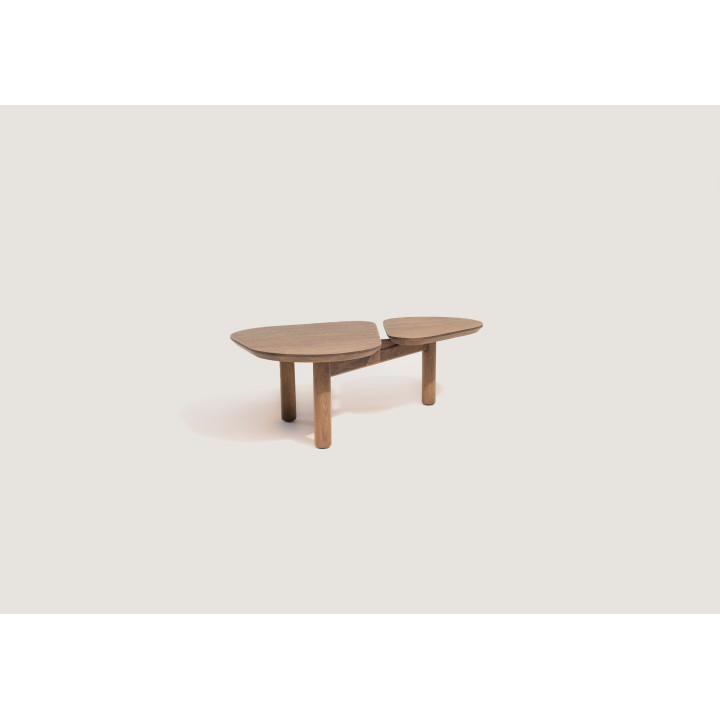 Table basse Roland 2 plateaux Chêne