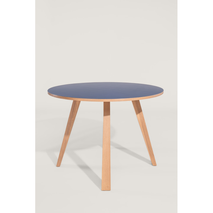 Table Escamp Ø100 chant droit
