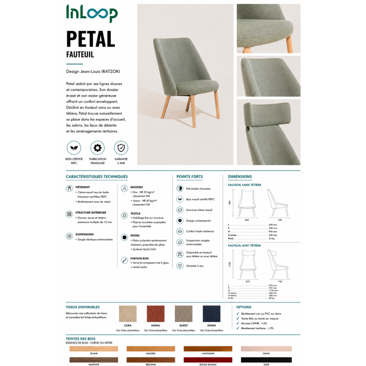 Gamme Fauteuil Petal