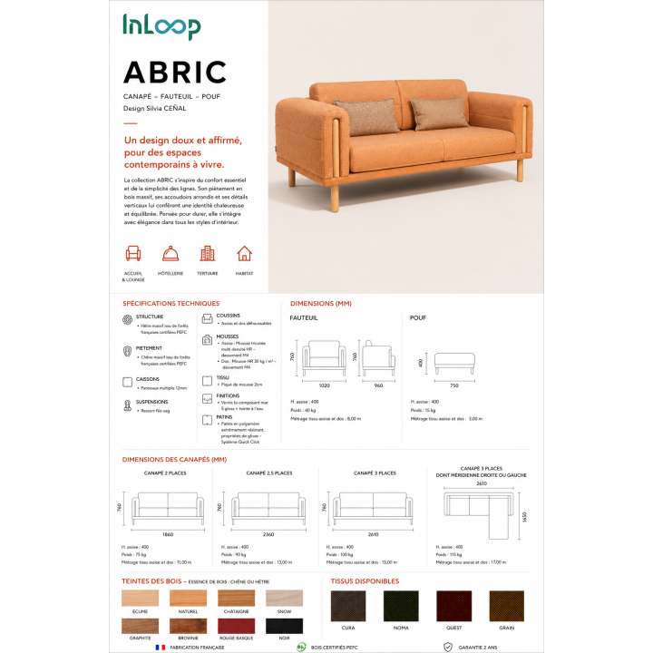Gamme Canapés Abric