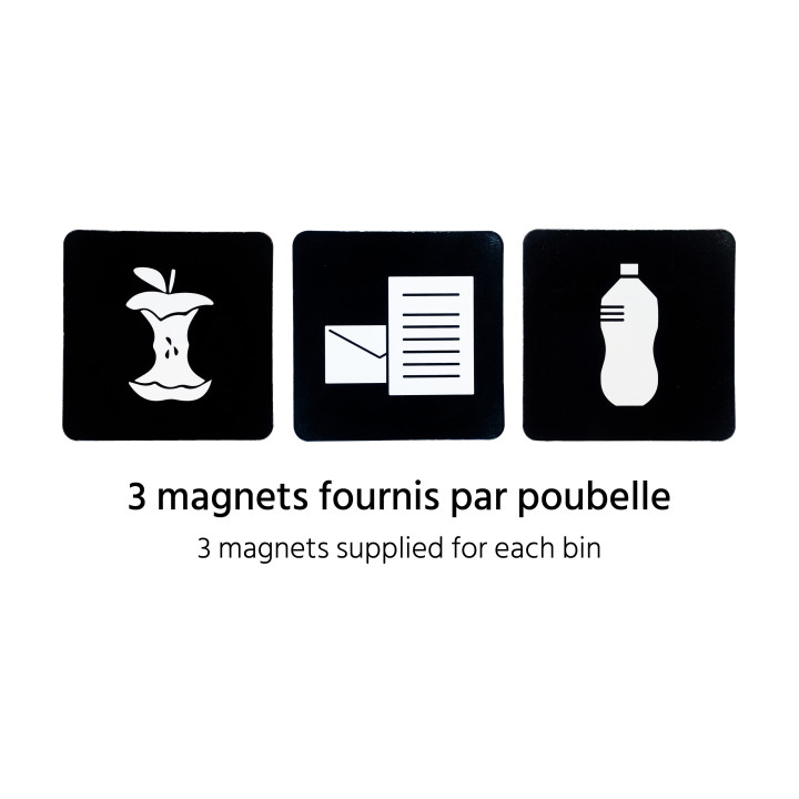 Poubelle pour le tri 50 litres PORTLAND